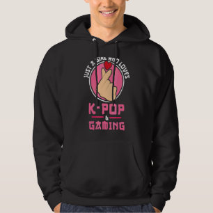 Gewoon een meisje houdt van K Pop en Gaming South  Hoodie
