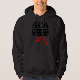 Gewoon een meisje in liefde met een ober hoodie