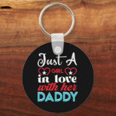 Gewoon een meisje in liefde met haar Valentijn van Sleutelhanger (Voorkant)