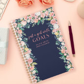 Gewoon een meisje met doelen Floral gepersonalisee Planner