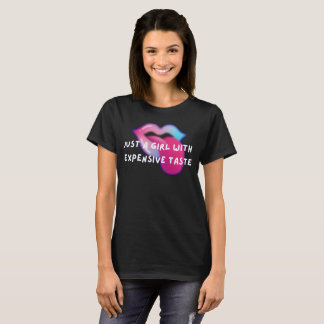 Gewoon een meisje met dure smaak Grappig T-shirt