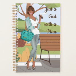 Gewoon een meisje met een plan | Cute Black Girl D Planner