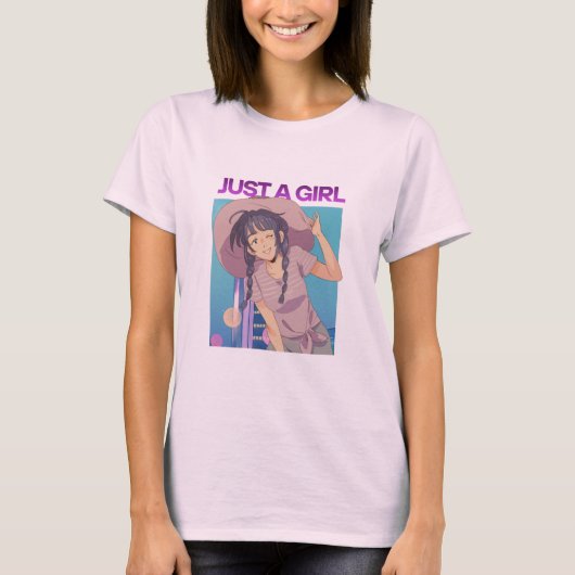 Gewoon een meisje t-shirt (Voorkant)