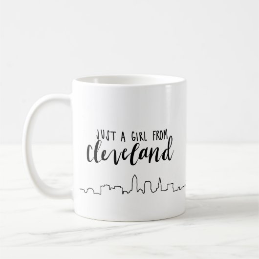 Gewoon een meisje uit Cleveland Koffiemok (Links)