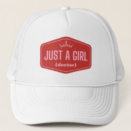 Gewoon Een Meisje -vul aan- Feministe Trucker Pet