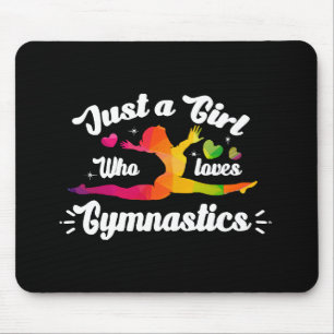 Gewoon een meisjes die gymnastiek leuk vindt muismat