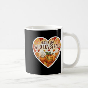 Gewoon een meisjes die houdt van Herfst pompoen kr Koffiemok