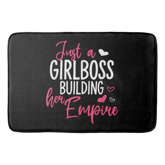 Gewoon een meisjesbaas die haar imperium bouwt, vr badmat (Voorkant)