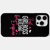 Gewoon een meisjesbaas die haar imperium bouwt, vr Case-Mate iPhone case (Achterkant (horizontaal))
