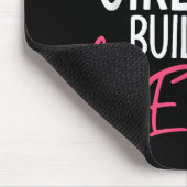 Gewoon een meisjesbaas die haar imperium bouwt, vr muismat (Hoek)