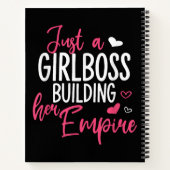 Gewoon een meisjesbaas die haar imperium bouwt, vr notitieboek (Achterkant)