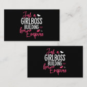 Gewoon een meisjesbaas die haar imperium bouwt, vr visitekaartje (Voorkant / Achterkant)