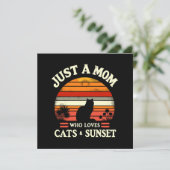 Gewoon een moeder die van katten houdt (Staand voorkant)