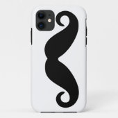 Gewoon een Mustache Case-Mate iPhone Case (Achterkant)