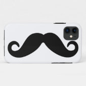 Gewoon een Mustache Case-Mate iPhone Case (Achterkant (horizontaal))
