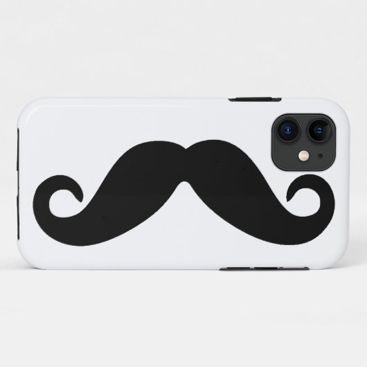 Gewoon een Mustache Case-Mate iPhone Case (Achterkant (horizontaal))