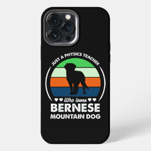 Gewoon een natuurkundeleraar die van bernese berge iPhone 13 pro max hoesje