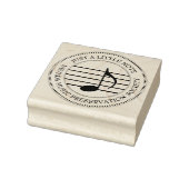 GEWOON EEN NOTITIE Music Club Logo Stamp Rubberstempel (Stempel)
