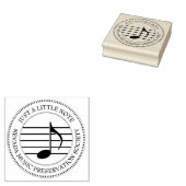 GEWOON EEN NOTITIE Music Club Logo Stamp Rubberstempel (Gestempeld)