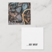 Gewoon een notitie om te zeggen dat je een platte notitiekaartje (Voorkant / Achterkant)