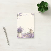 Gewoon een notitie Provence Lavendel Windmolen Post-it® Notes (Kantoor)
