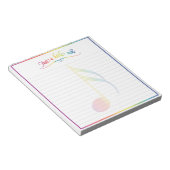 Gewoon een Notitieblok met een kleine opmerking (Schuin)