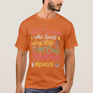 Gewoon een oma die van bakken houdt Hete Cacaodran T-shirt
