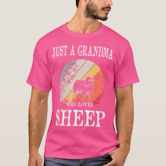 Gewoon een oma die van schapen houdt t-shirt