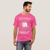 Gewoon een oom die van Wombat houdt T-shirt (Voorkant volledig)