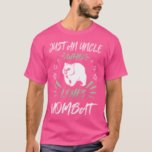 Gewoon een oom die van Wombat houdt T-shirt
