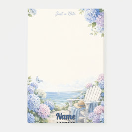 Gewoon een Opmerking Kust Hydrangea Post-it® Notit Notes