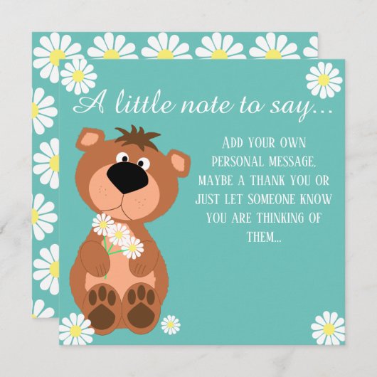 Gewoon een opmerking om Beer te zeggen (Voorkant / Achterkant)