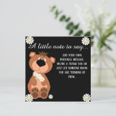 Gewoon een opmerking om Beer te zeggen (Staand voorkant)