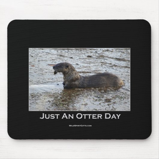 Gewoon een Otter Day Gifts Muismat (Voorkant)