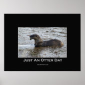 "Gewoon een Otter Day-Poster" Poster (Voorkant)