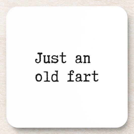 Gewoon een oud kunstje bier onderzetter (Voorkant)