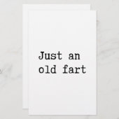 Gewoon een oud kunstje briefpapier (Voorkant / Achterkant)