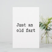 Gewoon een oud kunstje briefpapier (Staand voorkant)