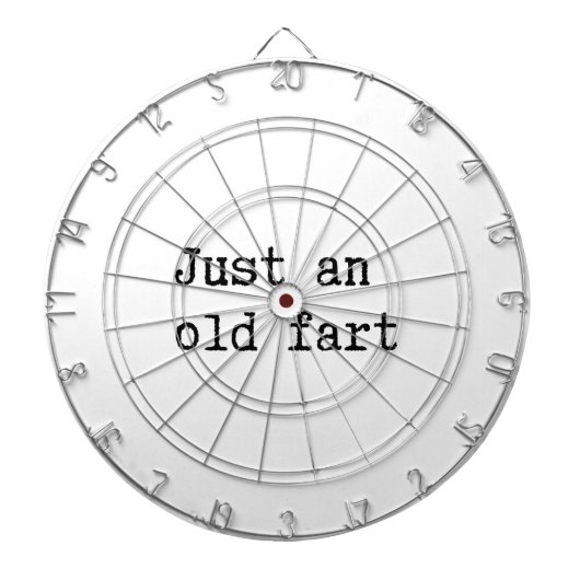 Gewoon een oud kunstje dartbord (Voorkant)