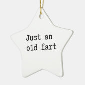 Gewoon een oud kunstje keramisch ornament (Links)