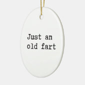 Gewoon een oud kunstje keramisch ornament (Links)