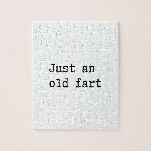 Gewoon een oud kunstje legpuzzel (Verticaal)