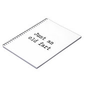 Gewoon een oud kunstje notitieboek (Linkerzijde)