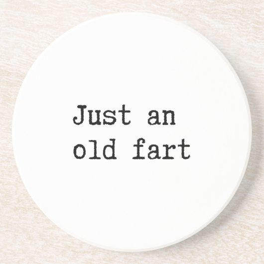 Gewoon een oud kunstje zandsteen onderzetter (Voorkant)