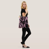 Gewoon Een paar Rozen Tote Bag (Op model)