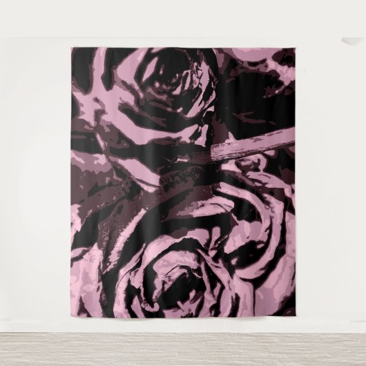 Gewoon Een paar Rozen Wandkleed (Voorkant)