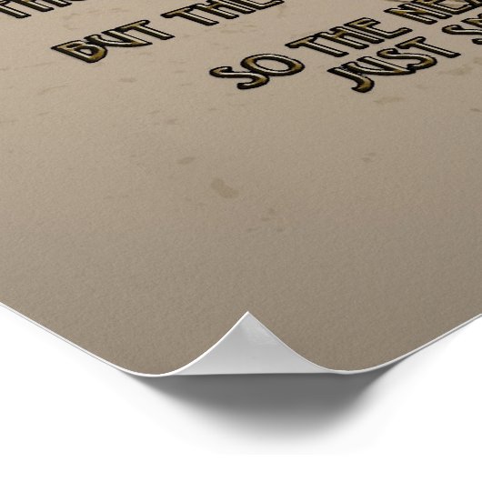 Gewoon een paard poster (Hoek)