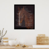 Gewoon een paardenprinter poster (Keuken)