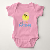 Gewoon een pak met Cute Chick Baby Girl-badpak Romper (Voorkant)