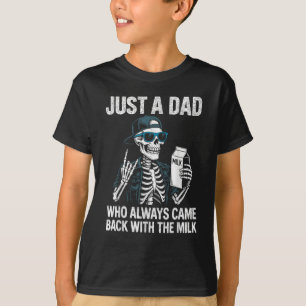 Gewoon een papa die altijd terugkwam met de melk t-shirt